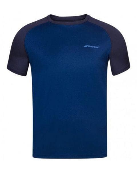 Babolat Play Crew Neck Tee, Padel- och tennis T-shirt herr Mörkblå S