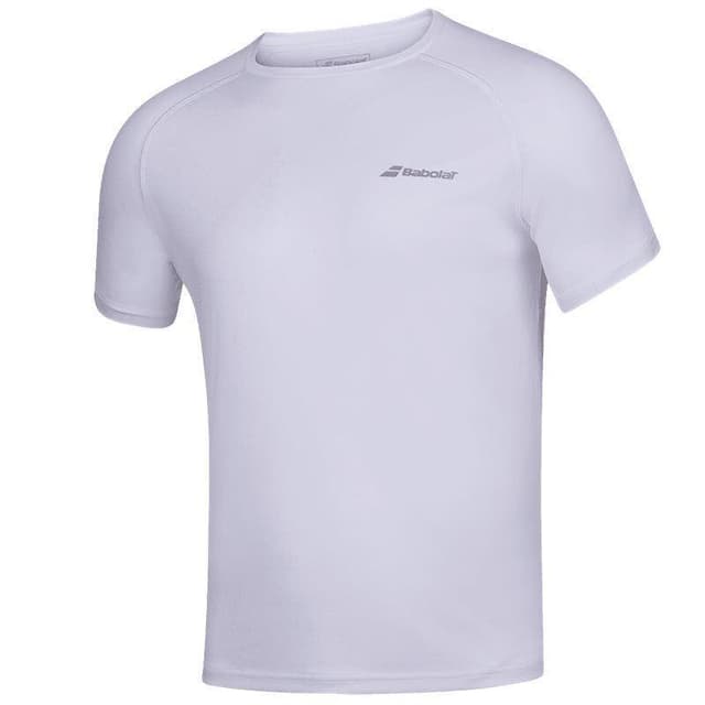 Babolat Play Crew Neck Tee, Padel- og tennis T-skjorte herre Vit/Blå S