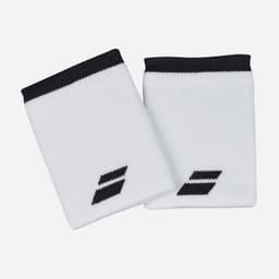 Babolat Jumbo Wristband/Armbånd Logo White, Wristband/Armbånd
