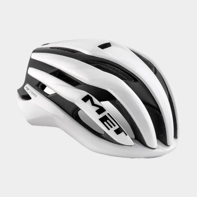Met Trenta MIPS White Black/Matt Glossy, Cykelhjälm Vit M