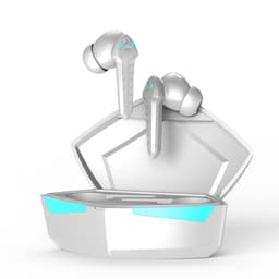 Gaming trådløse ørepropper Bluetooth 5.1 Hvit