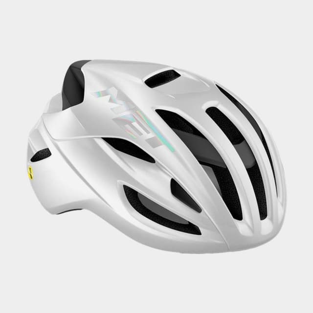 Met Rivale MIPS White/Glossy, Cykelhjälm Vit S