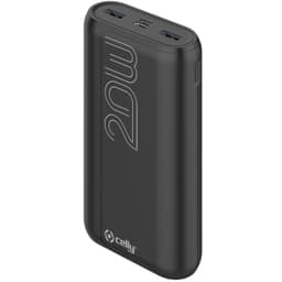 Celly PowerBank PD 20W 20 000 mAh Sort
