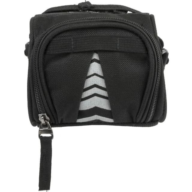 vidaXL Sadelväska 1200 L 1,8 L svart