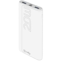 Celly PowerBank PD 20W 10 000 mAh Hvit