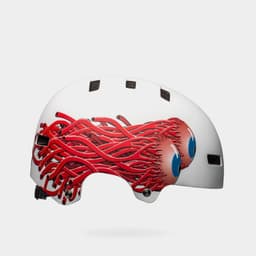 Bell Span Matte White Eyes, Cykelhjälm Vit XS