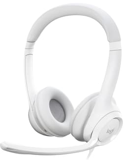 Logitech H390 USB headset (hvit)