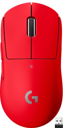 Logitech G Pro X Superlight trådløs gamingmus (rød)
