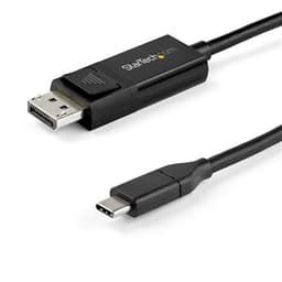StarTech.com 2 m USB-C till DisplayPort 1.4-kabel - dubbelriktad, 2 m,
