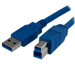 StarTech.com USB3SAB1M, 1 m, USB A, USB B, USB 3.2 Gen 1 (3.1 Gen 1), Hanstik/Ha