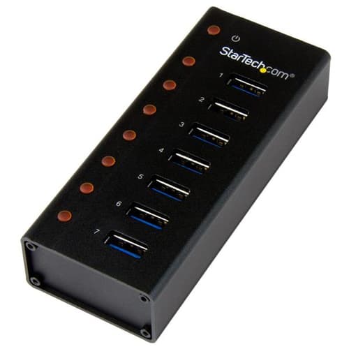 StarTech.com USB 3.0-hubb med 7 portar – skrivbords- eller väggmonterb
