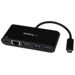 StarTech.com HB30C3AGEPD, Langallinen, USB 3.2 Gen 1 (3.1 Gen 1) Type-C, 60 W, 1