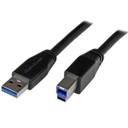 StarTech.com USB3SAB5M, 5 m, USB A, USB B, USB 3.2 Gen 1 (3.1 Gen 1), Hanstik/Ha