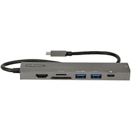 StarTech.com DKT30CHSDPD1, Langallinen, USB 3.2 Gen 1 (3.1 Gen 1) Type-C, 100 W,