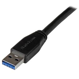 StarTech.com USB3SAB10M, 10 m, USB A, USB B, USB 3.2 Gen 1 (3.1 Gen 1), Hankjøn