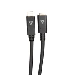 V7 V7UC3EXT-2M, 2 m, USB C, USB C, USB 3.2 Gen 1 (3.1 Gen 1), Svart