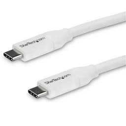 StarTech.com USB2C5C4MW, 4 m, USB C, USB C, USB 3.2 Gen 1 (3.1 Gen 1), 480 Mbit/s, Hvit