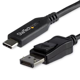 StarTech.com CDP2DP146B, 1,8 m, USB Type-C, DisplayPort, Hankjønn, Hankjønn, Rett