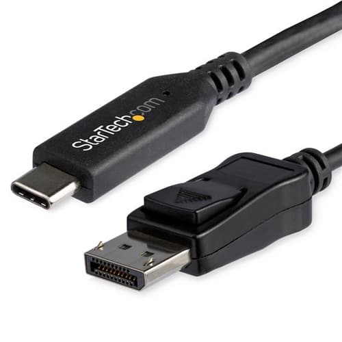 StarTech.com CDP2DP146B, 1,8 m, USB Type-C, DisplayPort, Hankoppling,