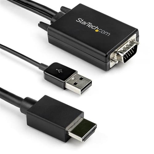 StarTech.com VGA2HDMM3M, 3,048 m, USB Type-A + VGA (D-Sub), HDMI Type A (Standar