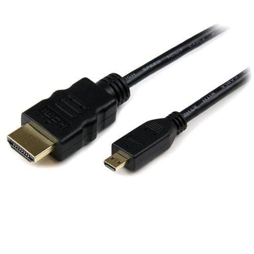 StarTech.com HDADMM2M, 2 m, HDMI Type A (Standard), HDMI Type D (Micro), 3D, Aud