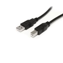 StarTech.com USB2HAB30AC, 9 m, USB A, USB B, USB 2.0, 480 Mbit/s, Sort