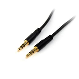 StarTech.com MU15MMS, 3.5mm, Hanstik, 3.5mm, Hanstik, 4,6 m, Sort