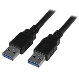 StarTech.com USB3SAA3MBK, 3 m, USB A, USB A, USB 3.2 Gen 1 (3.1 Gen 1), Hanstik/