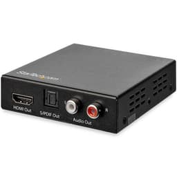 StarTech.com HD202A, Sort, 4096 x 2160 pixel, 1280 x 720,1920 x 1080,1920 x 1200