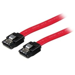 StarTech.com LSATA8, 0,2032 m, SATA III, SATA 7-pin, SATA 7-pin, Hanstik/Hanstik, Rød