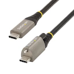 StarTech.com 1 m toppskruvlåsande USB C-kabel 10 Gbit/s - USB 3.1/3.2