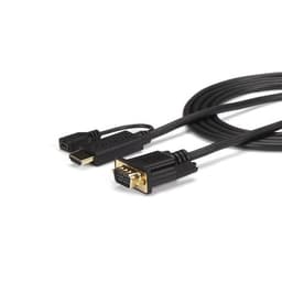 StarTech.com HD2VGAMM3, 0,9 m, VGA (D-Sub), HDMI + Micro USB, Hanstik, Hanstik/H