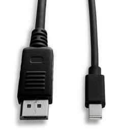 V7 V7MDP2DP-6FT-BLK-1E, 1,8 m, Mini DisplayPort, DisplayPort, Hankoppl