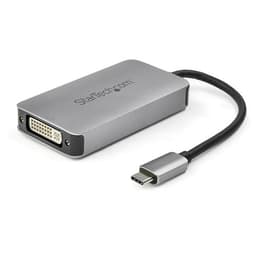 StarTech.com USB-C till DVI-adapter - Dual-Link-anslutbarhet - Aktiv k
