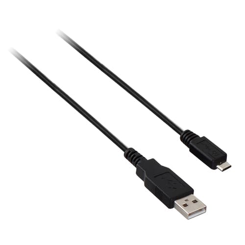V7 V7E2USB2AMCB-01M, 1 m, USB A, Micro-USB B, USB 2.0, Hane/Hane, Svar