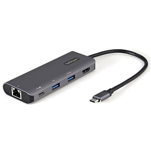 StarTech.com DKT31CHPDL, Ledningsført, USB 3.2 Gen 2 (3.1 Gen 2) Type-C, 100 W,