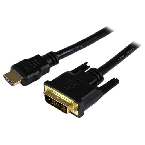 StarTech.com 1,5 m HDMI till DVI-D-kabel – M/M, 1,5 m, HDMI, DVI-D, Ha