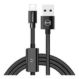 Mcdodo Lightning data cable, Lightning ha/ho, USB-A, 1,2m, svart
