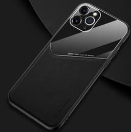 Snyggt mobilskal med magnet till iPhone 12 Pro Max, Svart