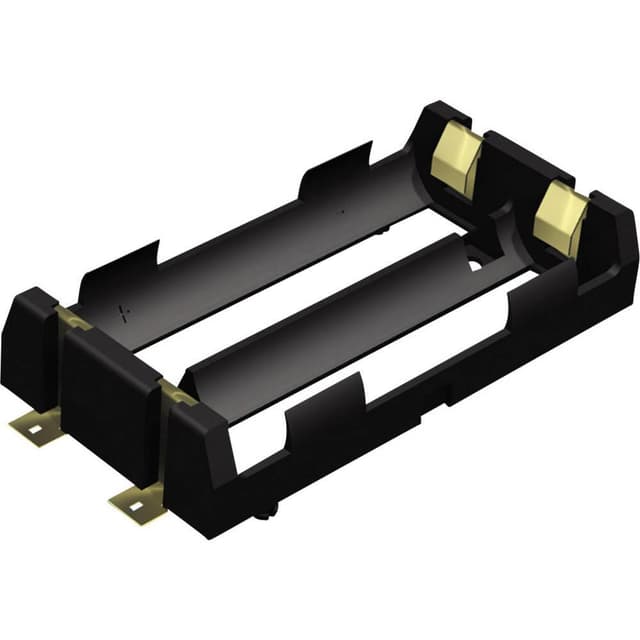 Keystone 1048 Batterihållare 2x 18650 Utanpåliggande