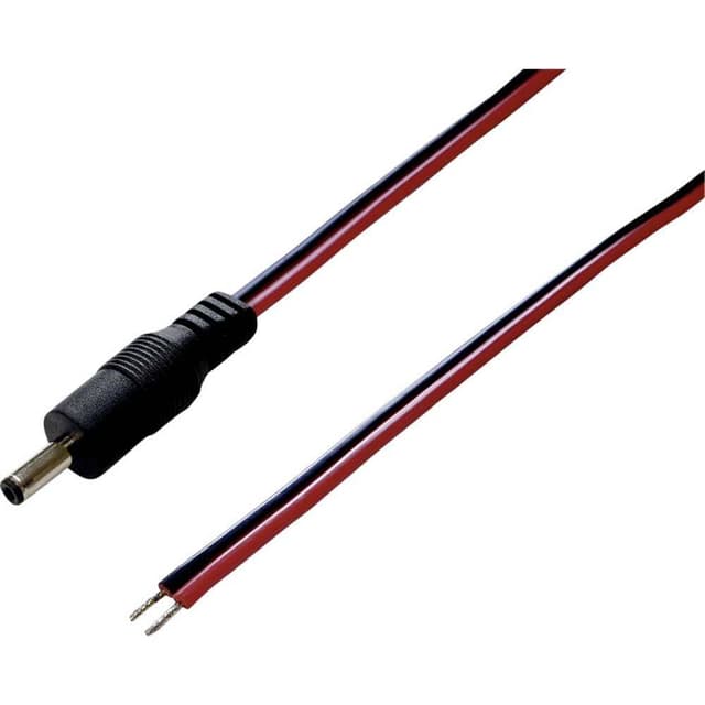 TRU COMPONENTS DC-kabel DC-stiftdon - Öppen ände 4 mm