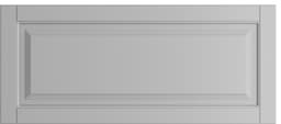 Epoq Heritage skuffefront, top 80x35 til køkken (Light Grey)