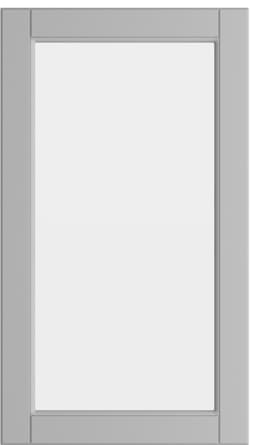 Epoq Heritage glassdør til kjøkken 40x70 (light grey)