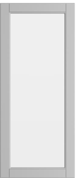 Epoq Heritage glaslåge 40x92 til køkken (Light Grey)