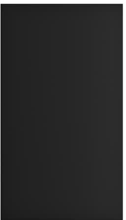 Epoq Pure Matt dørfront til kjøkken 40x70 (sort)