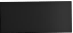Epoq Pure Matt bundskuffepanel 80x35 til køkken (sort)