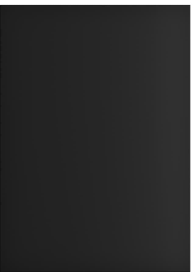 Epoq Pure Matt dørfront til kjøkken 50x70 (sort)