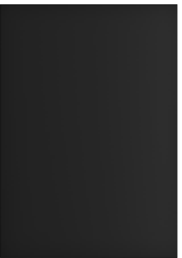Epoq Pure Matt dørfront til kjøkken 40x57 (sort)