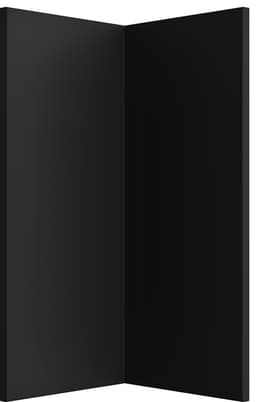 Epoq Pure Matt alakaapin kulmaovi keittiöön 70 (black)