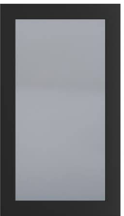 Epoq Pure glassdør 40x70 (matt sort)